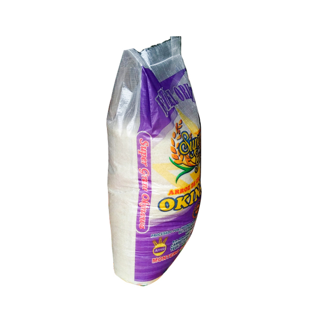 China 5kg 10kg 20kg 25kg 50kg 100kg Polypropylene Rice Sack Laminated Pp Woven Raffia Bag