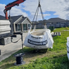 Large skip bag dumpster jumbo bag for packing waste construction waste