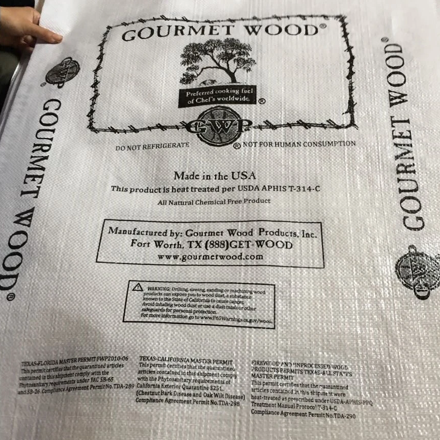 South America Market Standard Transparent PP Woven Bag Sack for Packing 50kg Flour Rice Sugar Fertilizer Food Feed