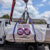 Large skip bag dumpster jumbo bag for packing waste construction waste
