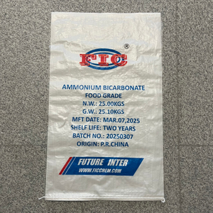 White Printed Laminated Food Safe Woven Sack