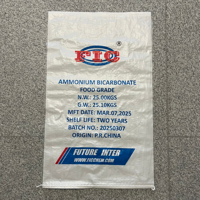 White Printed Laminated Food Safe Woven Sack